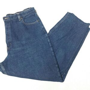 Vtg Ultra High Rise Raw Cut Jeans Eddie Bauer 20
